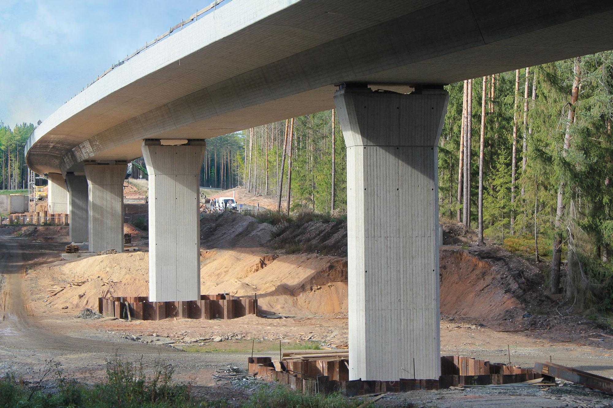 Ortsumfahrung Weiherhammer bei Weiden Röthenbachtalbrücke